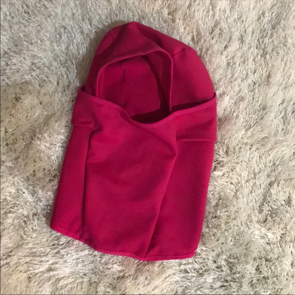 Pink ski mask